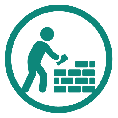 Prestations icone construire